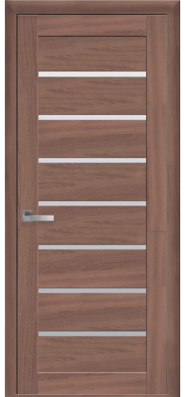 МІЖКІМНАТНІ ДВЕРІ НОВИЙ СТИЛЬ Мода Leona з склом сатін